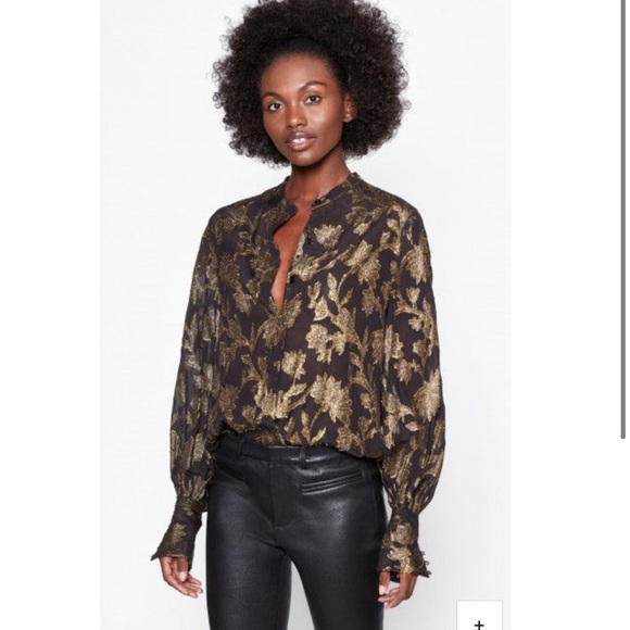 Equipment Femme BOLEYN SILK & METALLIC SHIRT